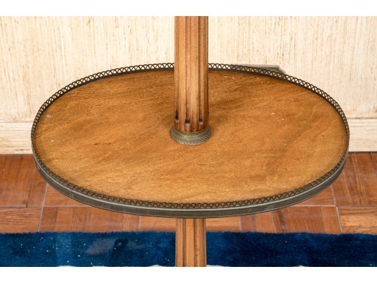 Vintage Twin Light Lamp Table 