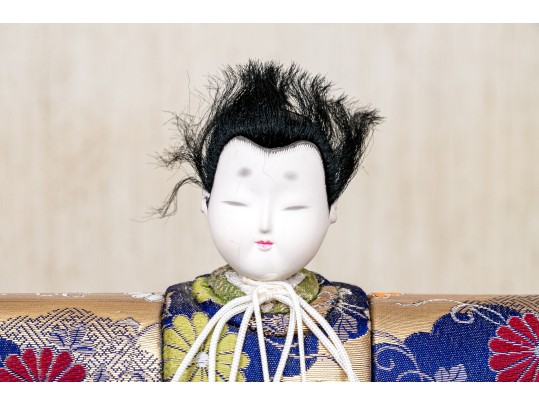 Two Vintage Japanese Mixed Media Dolls