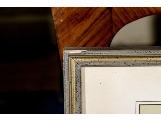 Collection Of Four Framed Antique Black And White Prints