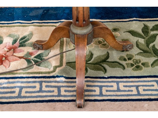 Vintage Twin Light Lamp Table 