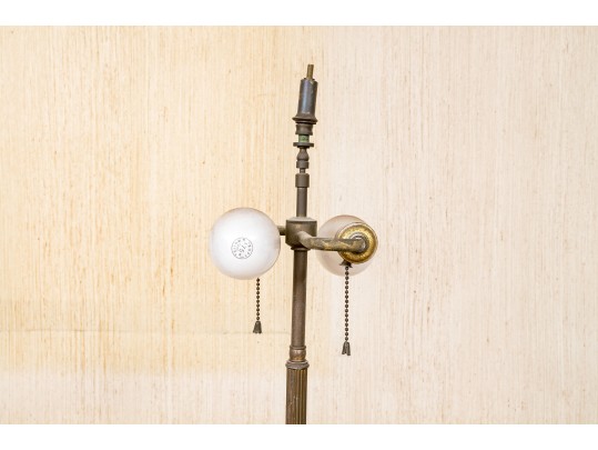 Vintage Twin Light Lamp Table 