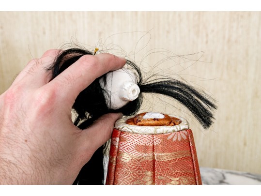 Two Vintage Japanese Mixed Media Dolls