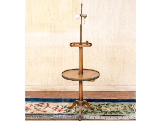 Vintage Twin Light Lamp Table 