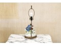 A Vintage Italian Hand Painted Romantic Figural Group Lamp