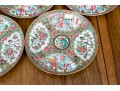 Set Of 5 Antique Chinese Export Rose Medallion Porcelain Dishes, 19th C.