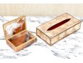 Capiz Tissue Box And Small Marble Box