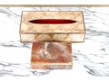 Capiz Tissue Box And Small Marble Box