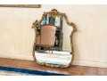Vintage Carved And Gilt Baroque Style Mirror
