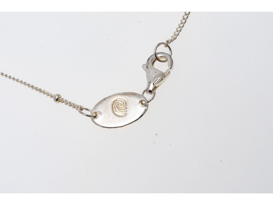 Lot Of Three Sterling Silver Fashion Pieces, Including Blue Topaz Cluster Pendant Earrings