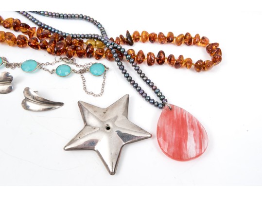 Collection Of Sterling, 800 Silver And Fashion Jewelry