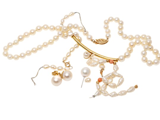 Collection Of 14K And Pearl Jewelry