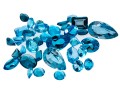 Loose Stones: 38 Topaz Stones, Shades Of Blue, 67.3 TCW