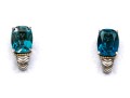 Sterling And 18K London Blue Effy Earrings