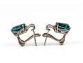 Sterling And 18K London Blue Effy Earrings