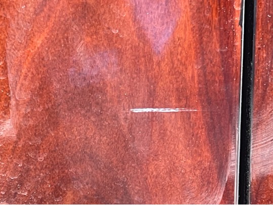Ralph Lauren Rosewood And Stainless Steel 'Duke' Bar, For Restoration