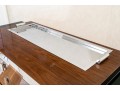 Ralph Lauren Rosewood And Stainless Steel 'Duke' Bar, For Restoration