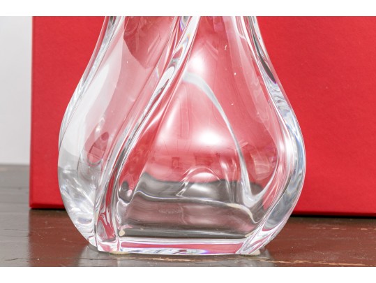 French, Baccarat 'Serpentine' Crystal Vase