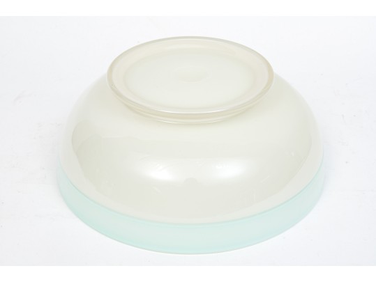 A Beautiful Hand Blown Art Glass Bowl