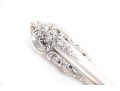 English Sheffield Grand Baroque Sterling Handled Cake Knife