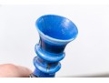 Silver Finished Glass Candlesticks