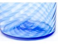 Contemporary Blue Art Glass Vase