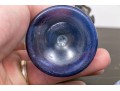 Silver Finished Glass Candlesticks