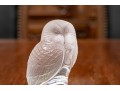 French, Lalique Crystal Owl 