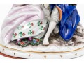 Two Antique Continental Porcelain Figural Groups