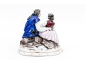 Two Antique Continental Porcelain Figural Groups