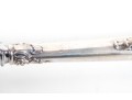 English Sheffield Grand Baroque Sterling Handled Cake Knife