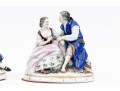 Two Antique Continental Porcelain Figural Groups