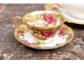 Elegant Golden Rose Royal Chelsea English Bone China Tea Service
