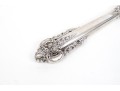 English Sheffield Grand Baroque Sterling Handled Cake Knife