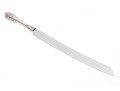 English Sheffield Grand Baroque Sterling Handled Cake Knife