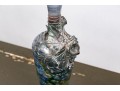 Silver Finished Glass Candlesticks