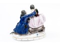 Two Antique Continental Porcelain Figural Groups