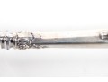 English Sheffield Grand Baroque Sterling Handled Cake Knife
