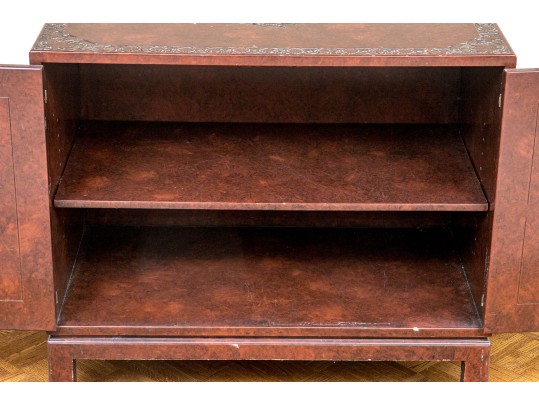 Vintage Chinese Carved And Gilt Finished Chest