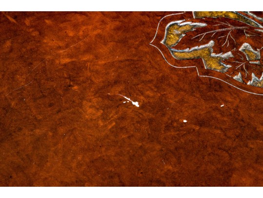 Vintage Chinese Carved And Gilt Finished Chest