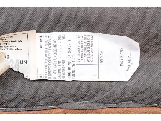 Vintage Leather Upholstered Club Chair With Ottoman 