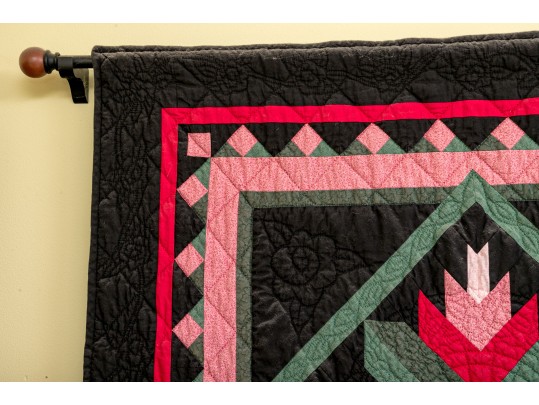 Pretty Floral Wall Quilt