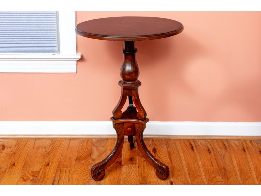 Butler Specialty Co. Mahogany Pedestal Accent Table
