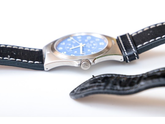 Glycine Combat Watches In Blue And Yellow