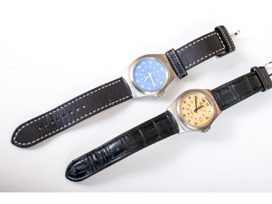 Glycine Combat Watches In Blue And Yellow