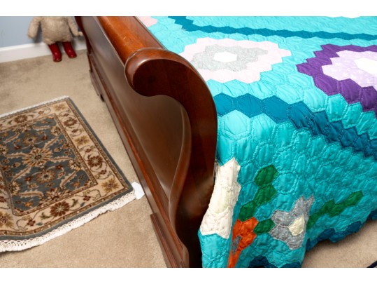 Queen Sleigh Bedframe