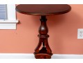 Butler Specialty Co. Mahogany Pedestal Accent Table