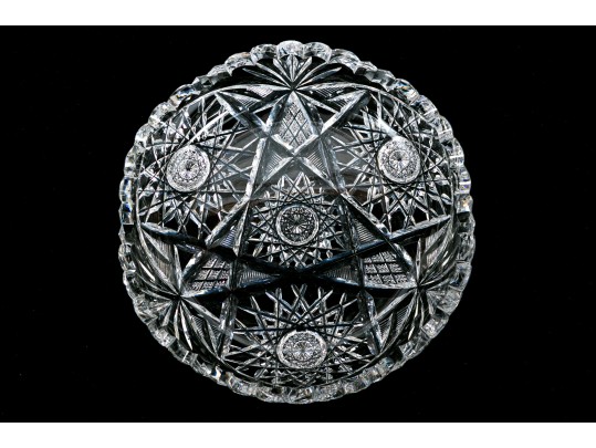 Hawkes American Brilliant Cut Crystal Bowl