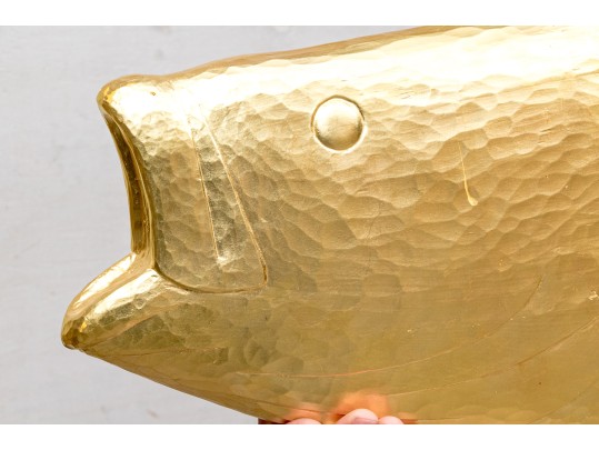 T.J. McDermott (Am., 20th-21st C) Weather Vane With A Golden Fish Top