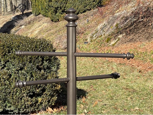 Awesome Outdoor Poolside Towel Rack