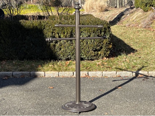 Awesome Outdoor Poolside Towel Rack